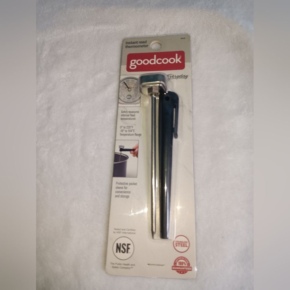Goodcook Stainless Steel Instant Read Thermometer NWOT